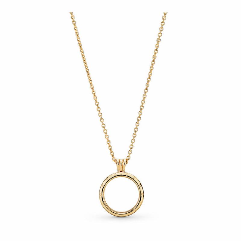 Pandora Shine™ Floating Locket Necklace NZ, 18ct Gold Plated (915278-YNJ)